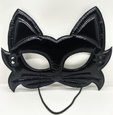 Nessiworld Black Color Fabric Material Eva Cat Mask 19x15 cm